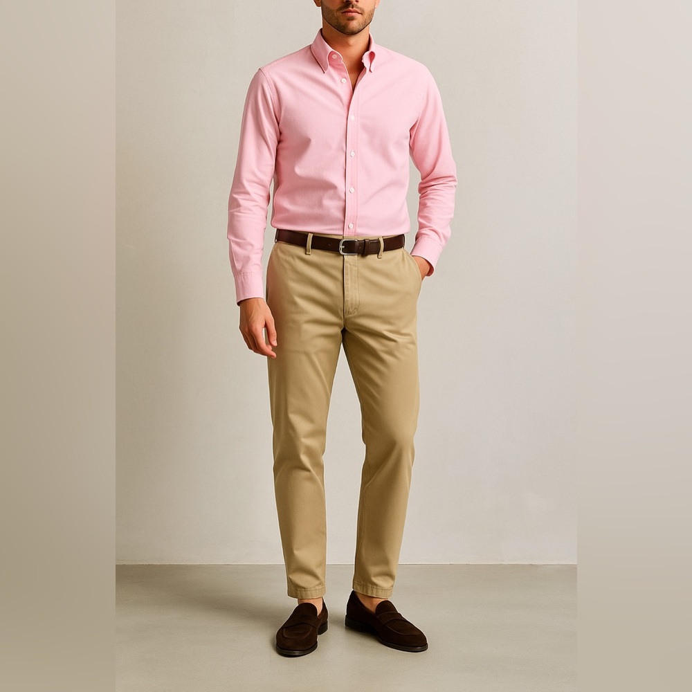 J.Crew x Thomas Mason Ludlow Pink Button Down Shirt M smart casual preppy work